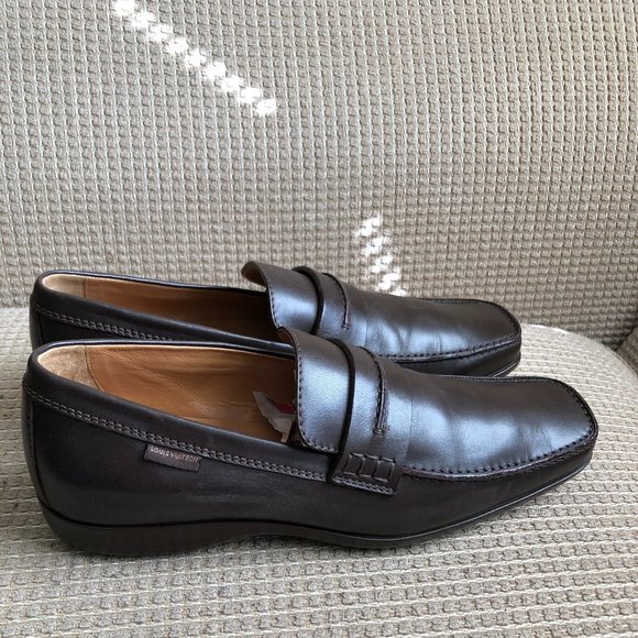 Louis Vuitton Men's Brown Loafers